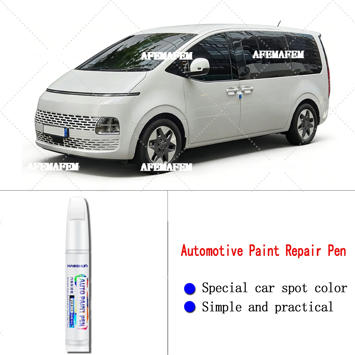 For Hyundai STARIA Highlander Car Paint Repair Paint Pen Clear Coat Enhances Gloss & Restores Original Factory Paint Finish