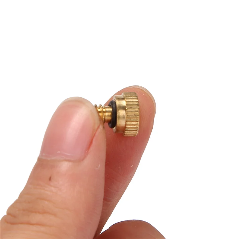

A43T 120Pcs Fog Mist Nozzle,Low Pressure Mist Cooling Nozzle,Misting Nozzles Orifice 0.1Mm