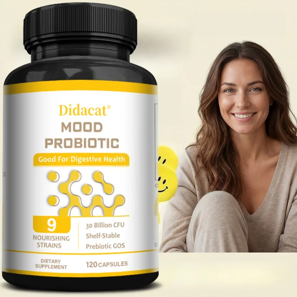 Mood Support Probiotics for Women & Men Supports Relaxation & Digestive Health