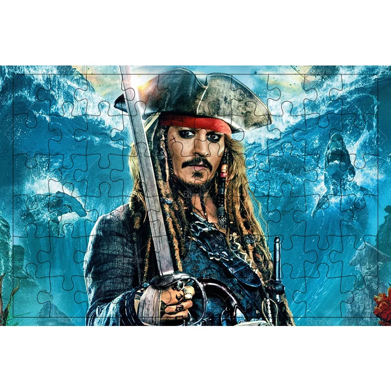 Pirates Of The Caribbean 1000PCS Puzzles Disney Movie Famous Puzzle Game Like Wooden Jigsaw For Friends Gift Room Desk Ornaments