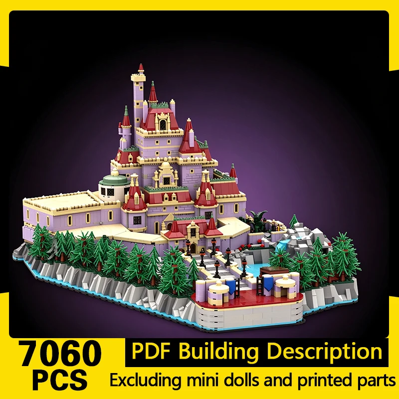 City Street View Model MOC Building Bricks Mini Castle Diorama Modular Technology Gifts Holiday Assemble Toys Suit Display