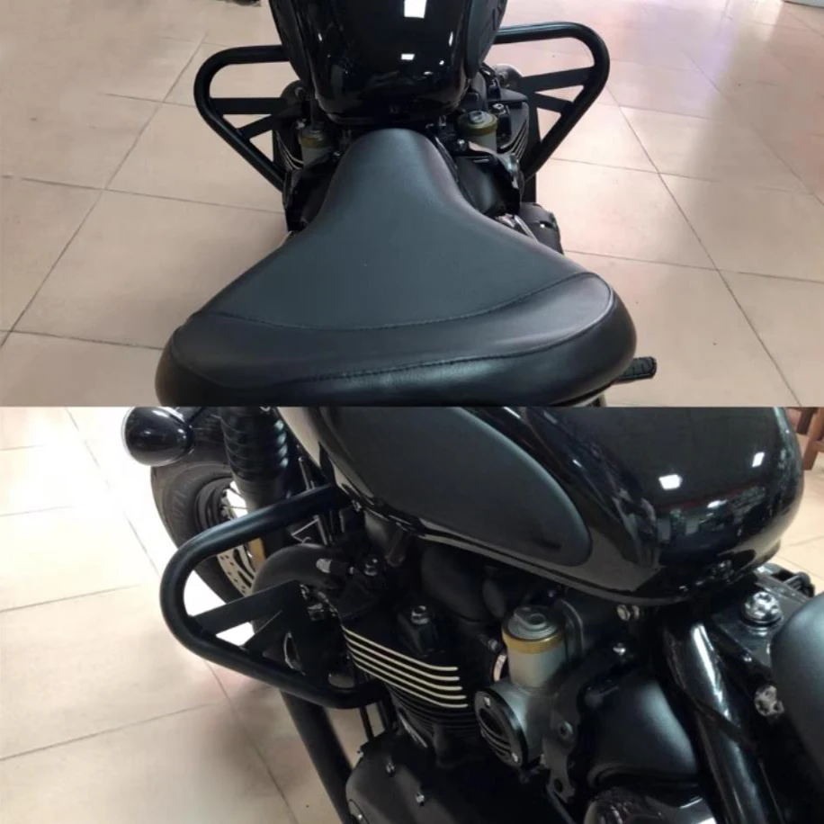 For Triumph Bonneville T100 T120 Speedmaster Engine Bumper Crash Protection Anti-Fall Bar Guard Crawl Bar Crash Protection