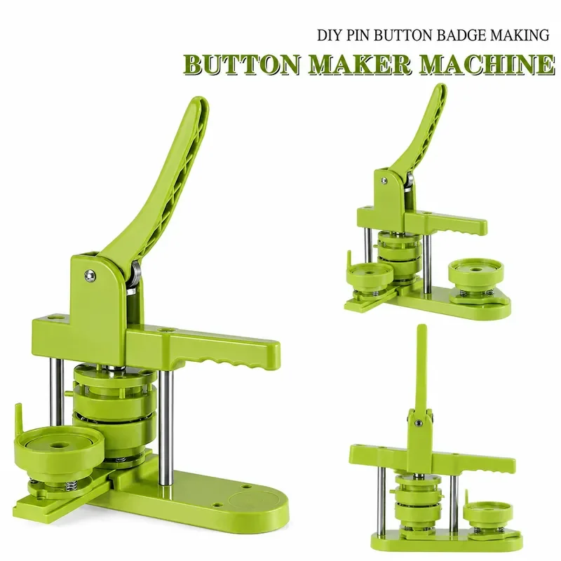 25 32 37 44 58MM Button Badge Maker Machine DIY Pin Punch Press for Art Handicrafts Pins Making Tool