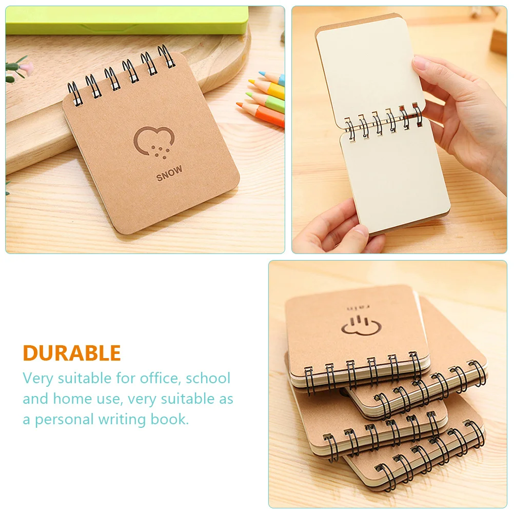 4 Pcs Electronic Notebook Travel Pocket Notebooks Notepad Paper Small Memo Office Accessories