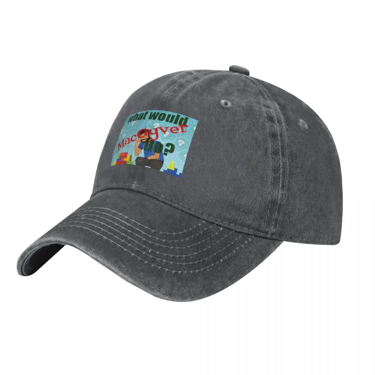 Boné de beisebol MacGyver, boné masculino de tamanho grande, chapéu de anime | -F- |   Roupas de golfe femininas e masculinas