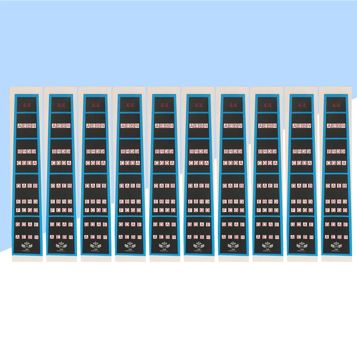 

Tiny Violin Sticker Finger Board Fretboard Note Fingerboard Blue Fiddle Guide Stickers