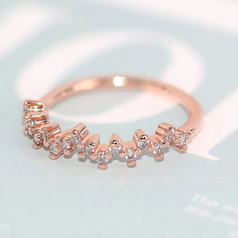ZHOUYANG Rings For Women New Delicate Style Micro Inlay Zircon 3 Color The Star Finger Ring Gift Fashion Jewelry R898