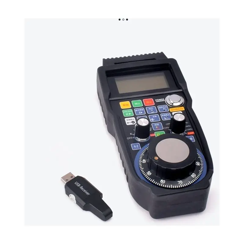A19F-For CNC Milling Machine Compatible 4-Axis MPG Wireless Handwheel USB Receiver Pendant