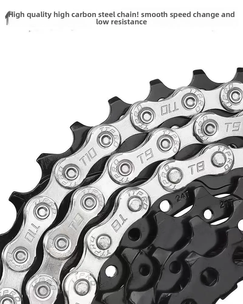TTPRO Fahrradkette 1/6/7/8/9/10/11/12-Gang Mountainbike- und Rennradkette, vergoldet und rostfrei, variable Kette – Detail 10