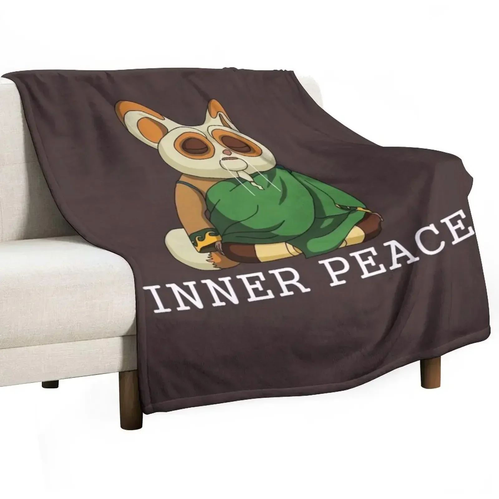 

Shifu inner peace Throw Blanket Kid'S wednesday Luxury Thicken Blankets