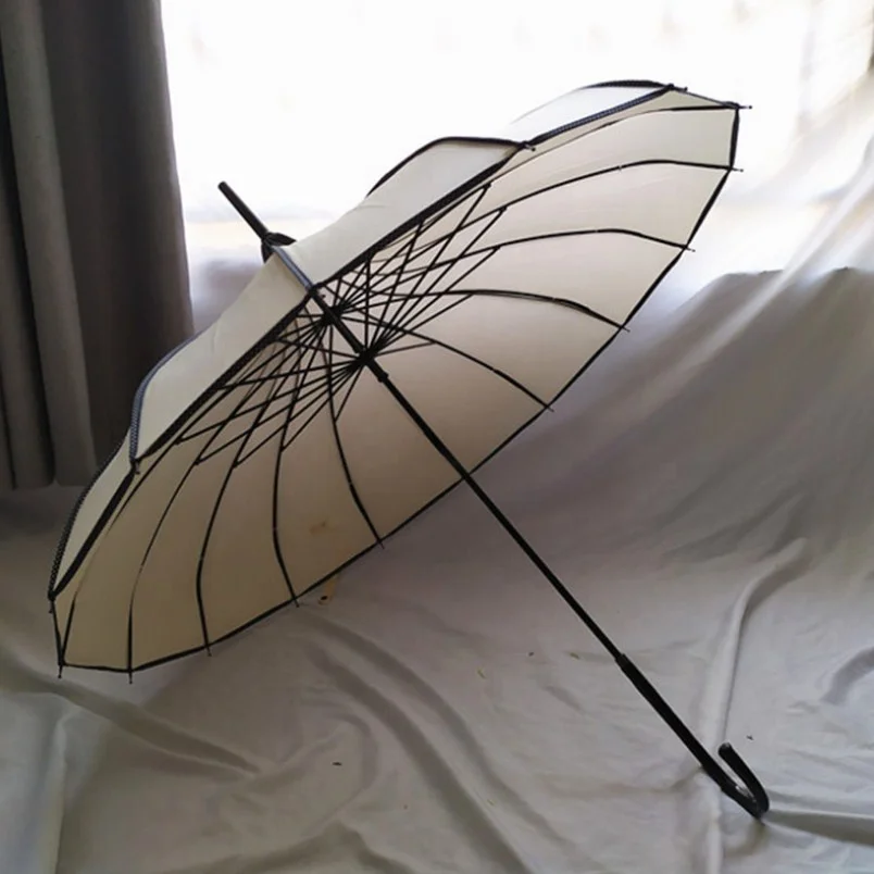 Vintage Peak Pagoda Parasol, UV Protection, Waterproof Rain Umbrella with Handle, Wedding Women and Girls, Unique, Wholesale