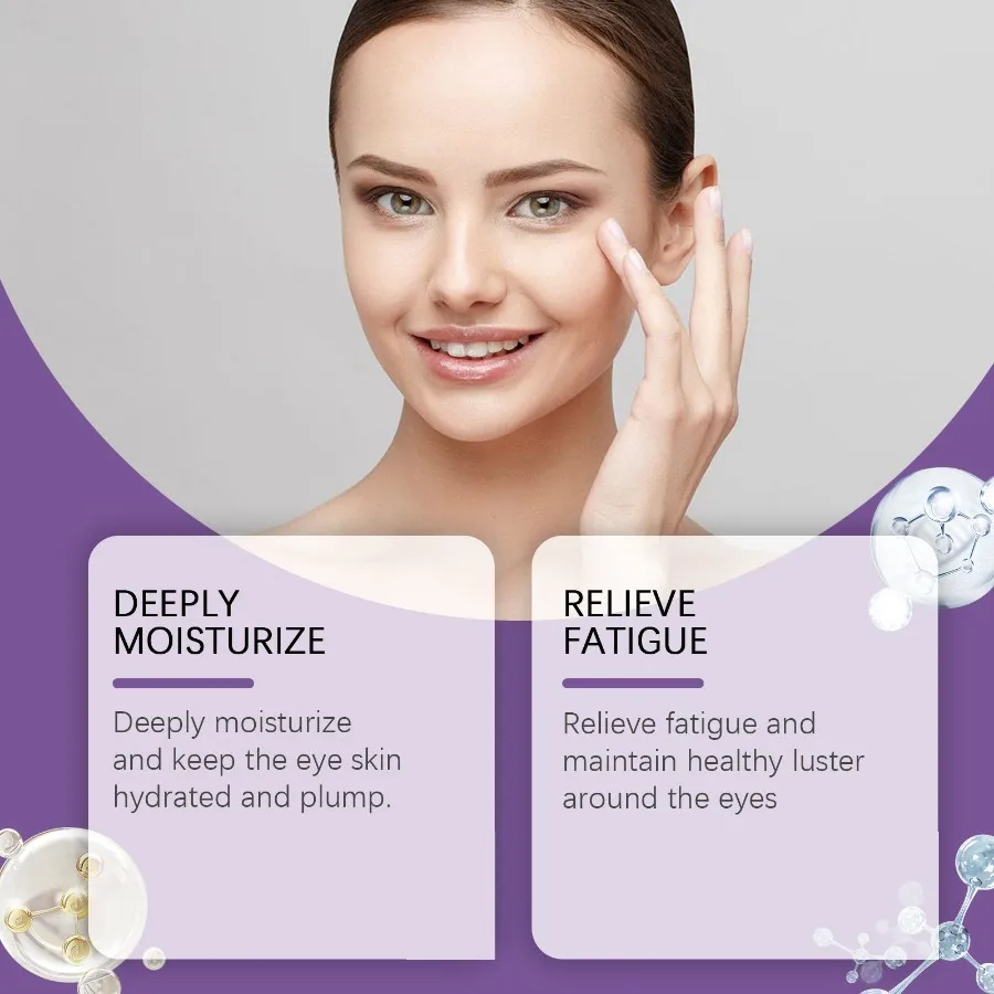 يقلل جوهر العين من هويجي ويقلل الخطوط الدقيقة حول العينين بلطفًا