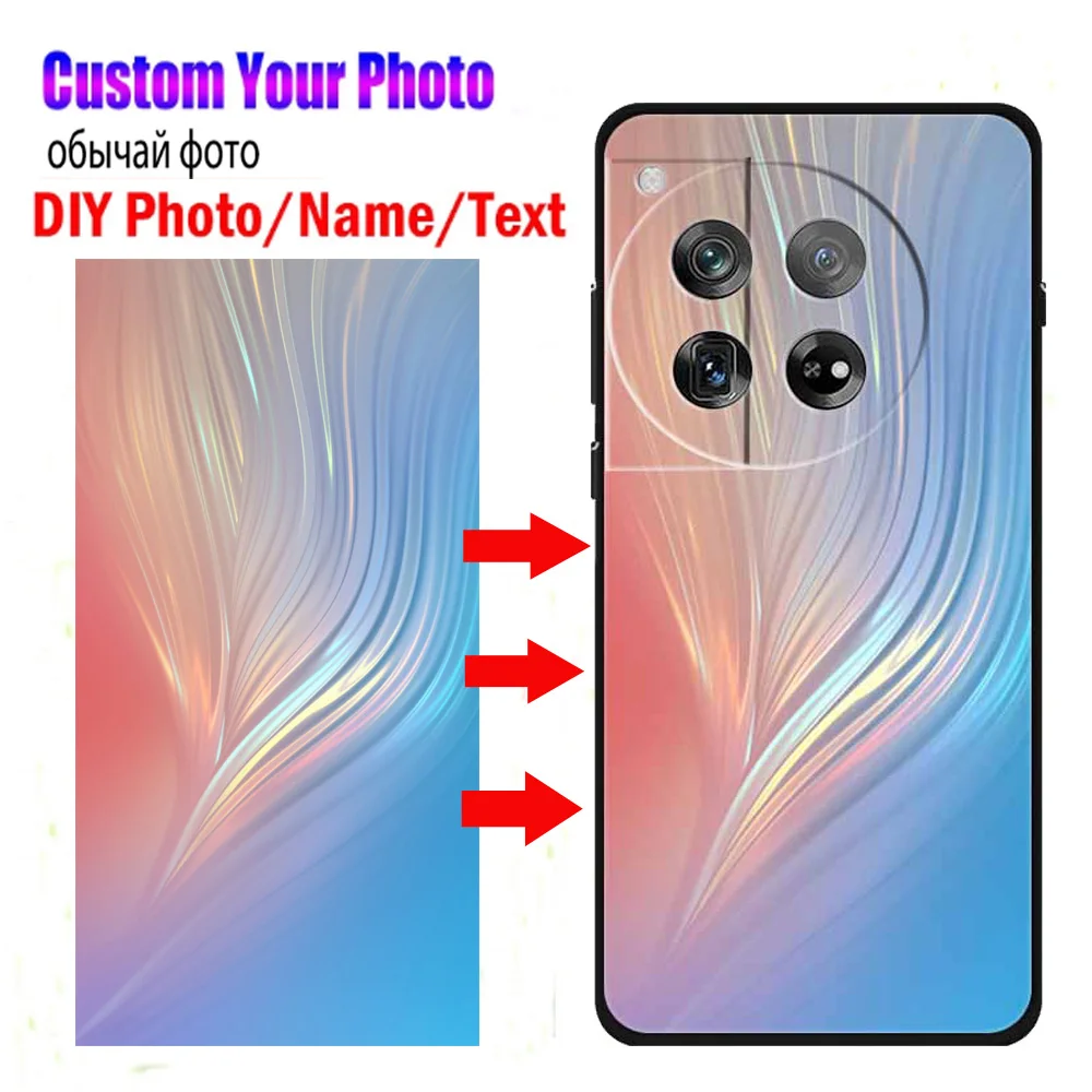 Фонарик для OnePlus 12 дюймов, задняя крышка из ТПУ, персонализированная фотография, Дизайн One Pus ACE 2 Pro 3 11 11