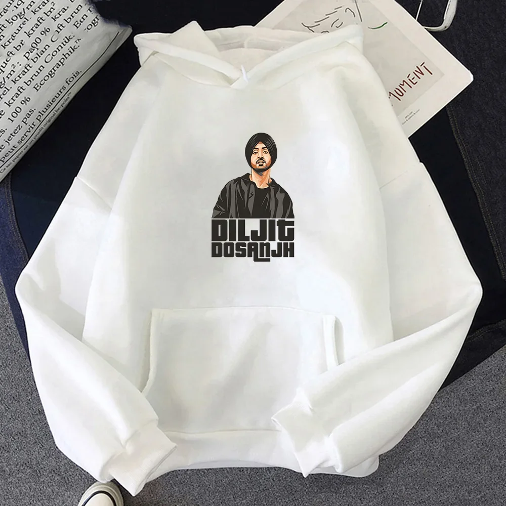 

Diljit Dosanjh Hoodies Indian Rapper Sweatshirts Unisex Harajuku Casual Mens Women Y2k Clothes Clothes Vintage Long Sleeve