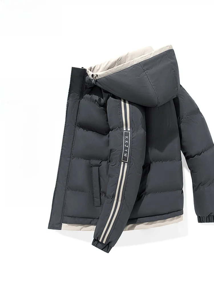 Chaqueta de Invierno para Hombre, uesa y Cálida, de Aodón, con Capucha, Estilo Urbano, Manga Larga, Cierre de Cremallera,...