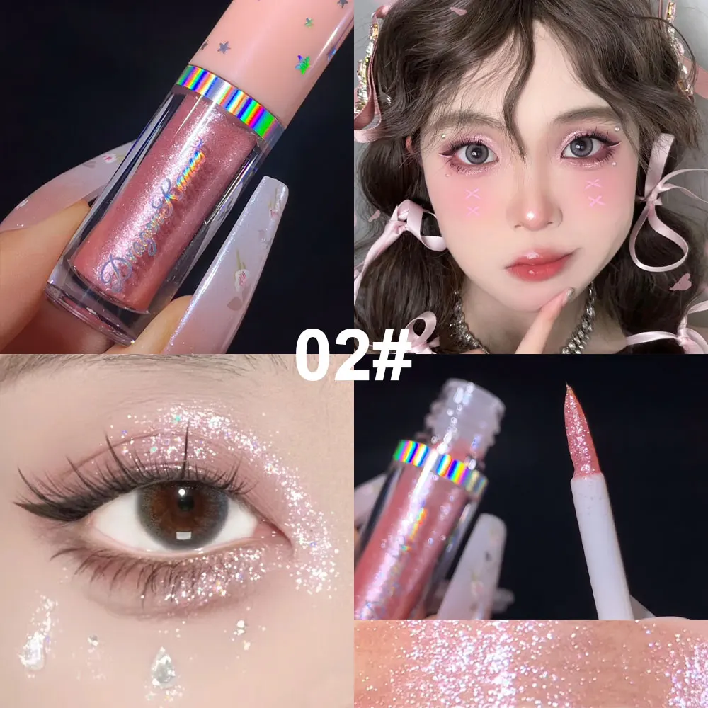 Dragon Ranee Shimmer Liquid Eyeshadow Ultra Glitter Bed Silkworm Pen Brightening Eyeshadow Liquid Highlight Liquid Highlight