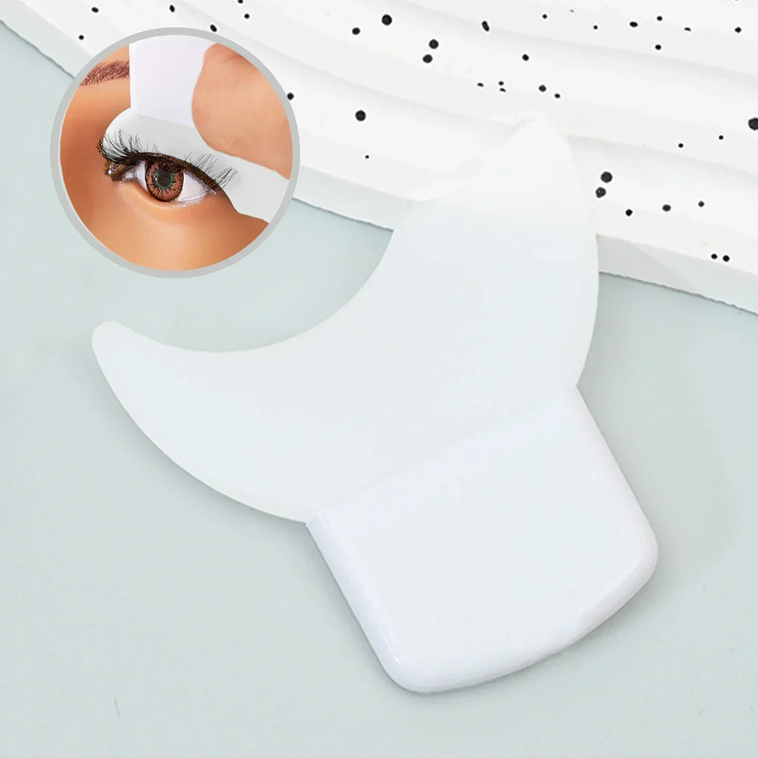 Silikon-Augen-Make-up-Hilfsmittel – multifunktionale Wimperntusche/Lidschatten/Eyeliner, wiederverwendbar, geeignet für Augen-Make-up für Anfänger