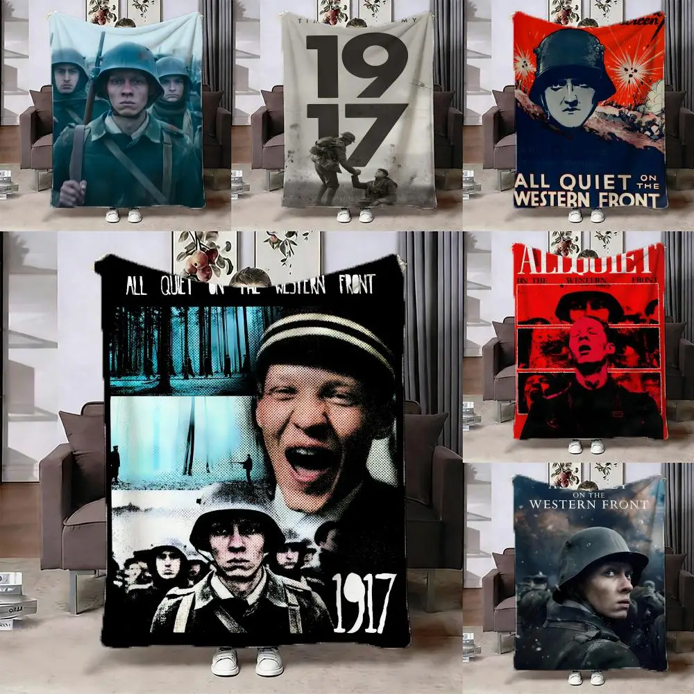 

Уютный фланелевый плед A-All Quiet on the Western Front: легкий, приятный для кожи, теплый, для дивана, кровати, офиса, путешествий, на все сезоны