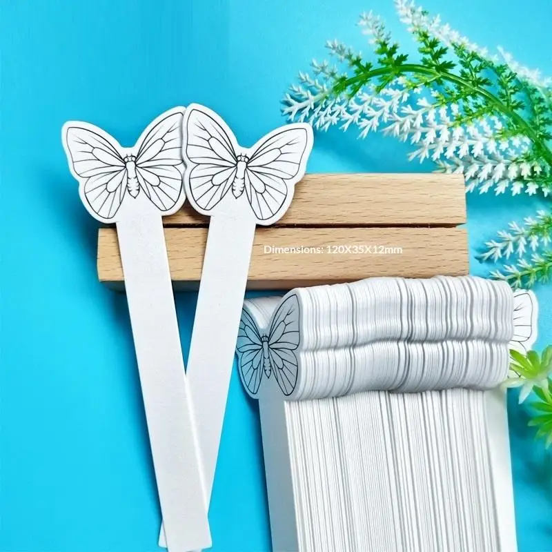 50Pcs Perfume Paper Test Strips Flower Shape Essential Oil Testing Fragrance Scents Aromatherapy Sample Strips
