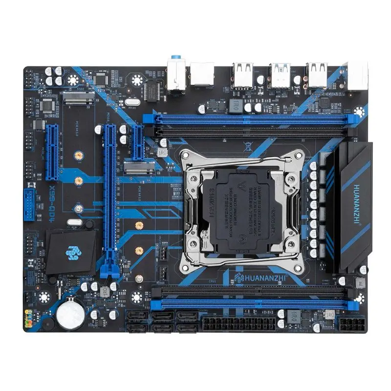 

HUANANZHI X99-QD4 Motherboard Supports LGA2011-3 Processor Supports 4 Channel DDR4 2400/2133/1866Mhz Memory