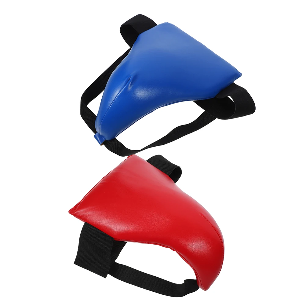

2 Pcs Boxing Crotch Protector Children Groin Guard Comfortable Supplies Breathable Abs Engineering Plastics Protectors