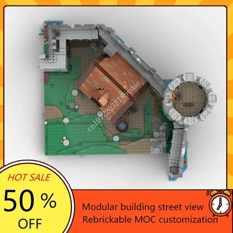 3521PCS Customized MOC Modular Norman Keep Guardhouse Model Custom Puzzles Technology  DIY Creative Assembly Birthday Toys Gifts
