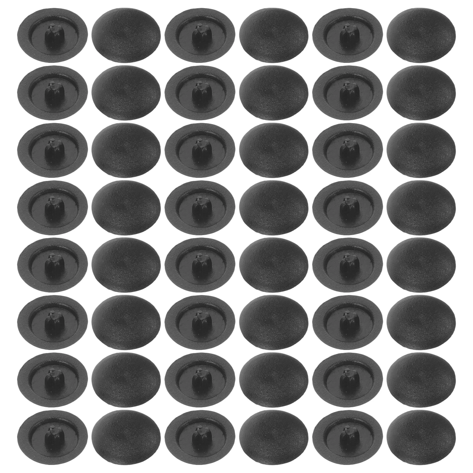 400 قطعة غطاء يغطي البلاستيك الزخرفية الأسود خزانة أثاث مسامير ثقب المخفي المسمار يغطي DIY بها بنفسك قبعات المسمار #3