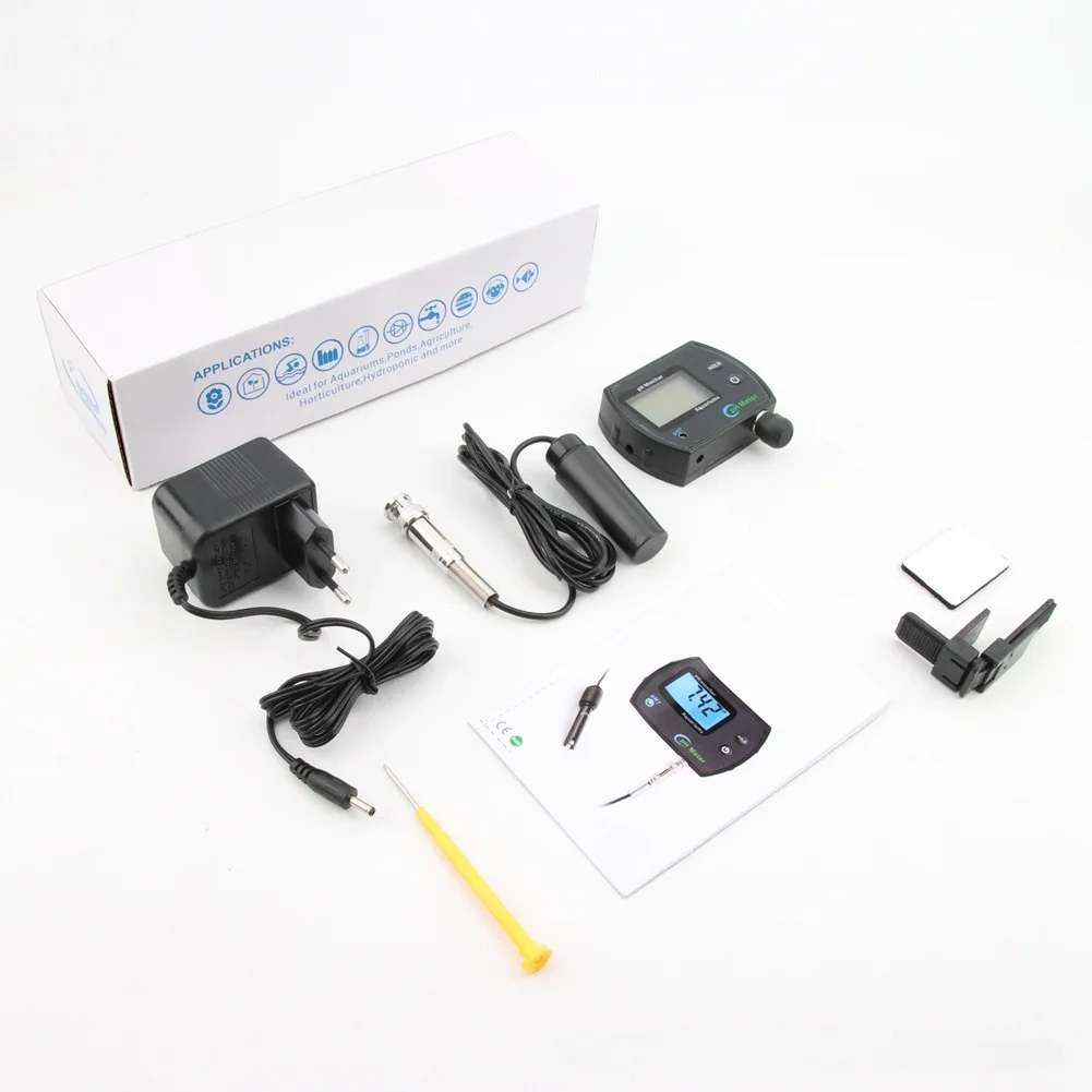 Backlit pH Tester for Accurate Water Parameter Tracking in Freshwater For Aquariums Chlorinated Pools and Hydroponics