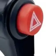 LED Motorcycle Handlebar Switch Button KG-037E Aluminum Alloy Double Flash Notification Light For Electric Bike Safety Control