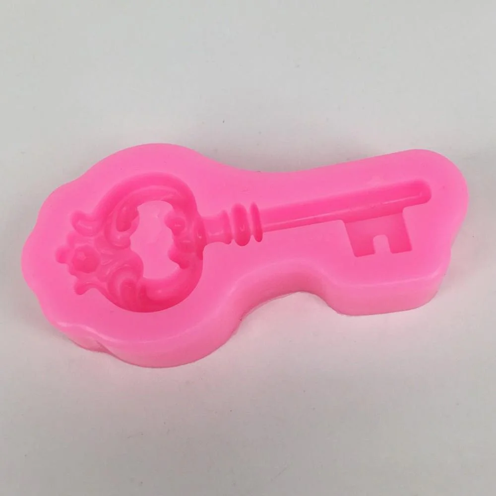 Key Shaped Silicon Mold for Car Pendant Gypsum Plaster Molds Cake Decoration Fondant Mold