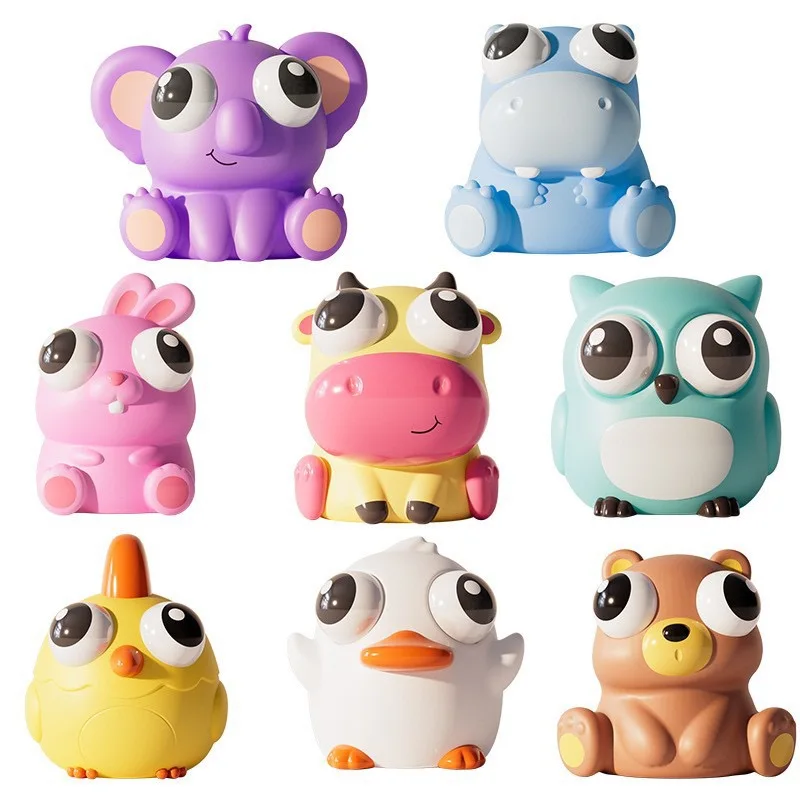 1 Pcs Creative Eye Blowing Pinching Toys for Stress Relief and Squeezing Gaze Puppets Funny toys