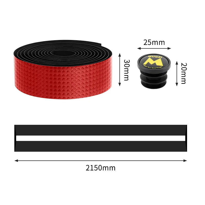 1pair Fixie Gear Road Bike Handlebar Tape Non-Slip Cushioned Gradient Color Breathable Grip Bicycle Handlebar Tape Accessories