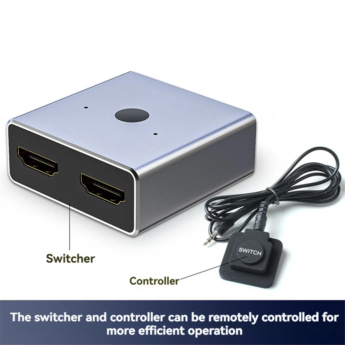 4K - محول متوافق ثنائي الاتجاه - محول مخرج 1 في 2 2 2 محول خارجي 2 في 1 لـ