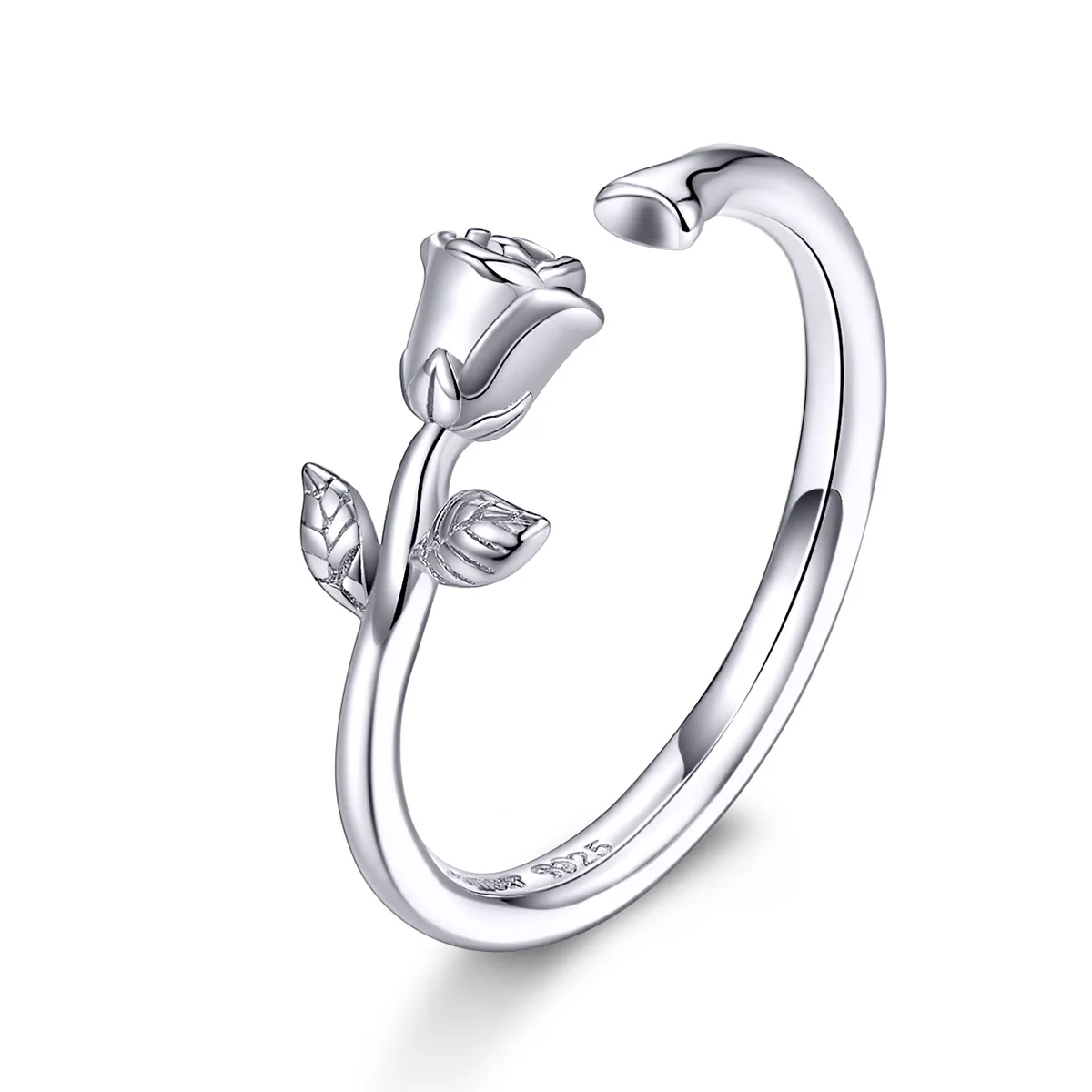 Women's 925 Silver Rose Thorns Ring
