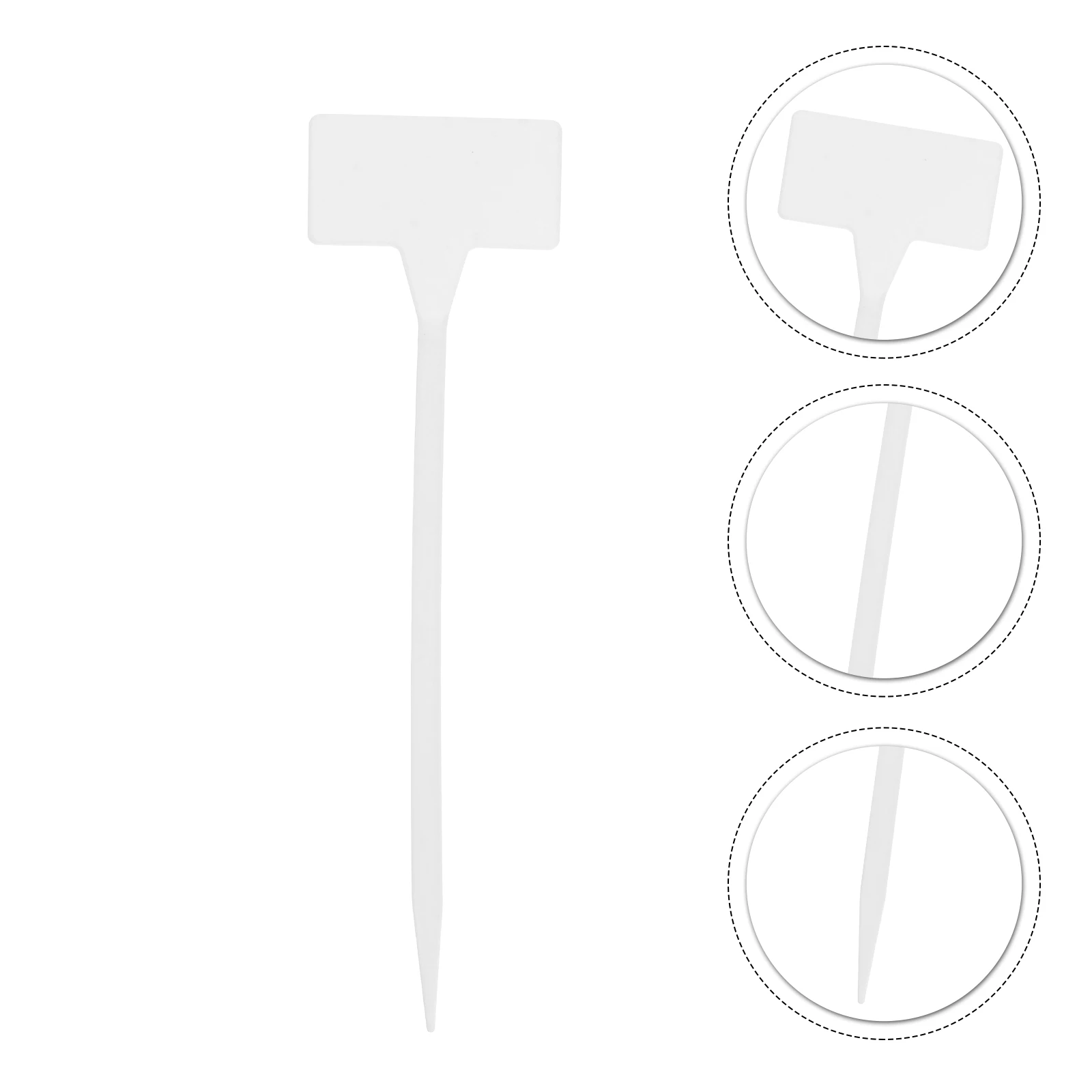 

White Plant Label Garden Labels Mini Weatherproof Marker Gardening