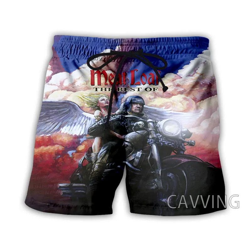 

New Fashion Women/Men's 3D Print Meat Loaf Summer Beach Shorts Streetwear Men Quick Dry Vacation Casual Shorts