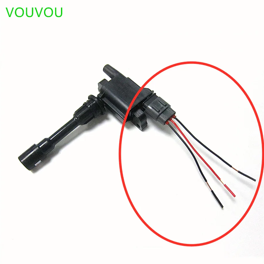 Car accessories ignition coil connector plugs for Mazda 323 family protege 1998-2005 BJ