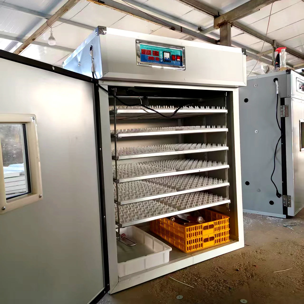 Commercial Automatic Poultry Egg Incubator with Intelligent Temperature Humidity Control