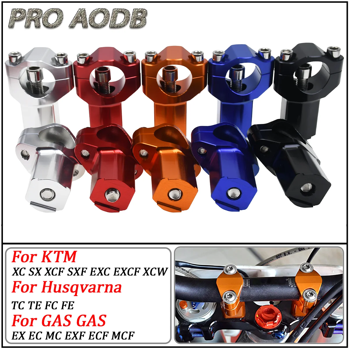 

Motorcycle CNC Handguard Support Bracket Mount 1/8"28mm Handlebar Guard Clamp Dirt Pit Bike For KTM Yamaha Honda Kawasaki Suzuki