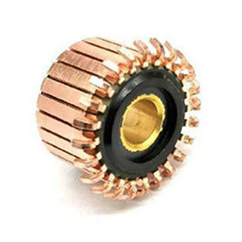 26.5 X 10 X17.8 (19.5) Mm 24P Teeth Copper Hook Type Electrical Motor Commutator DHY-2193-24 Hook Type Copper Commutator