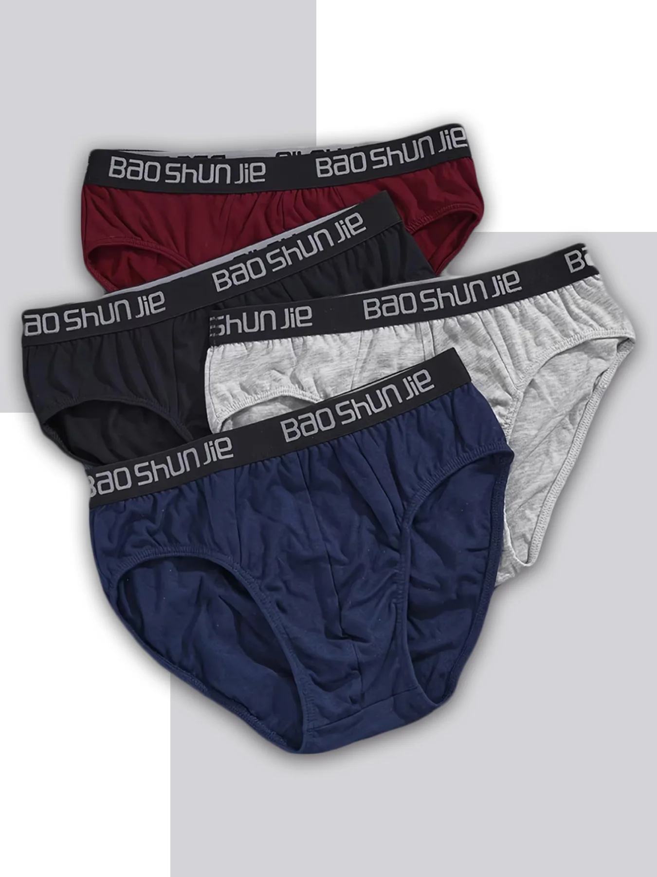 

Мужские трусы-брифы, 4 шт. | Дышащая, приятная для кожи ткань, разноцветная, для поездок на работу/дома. Мужское нижнее белье для комфортной носки на весь день
