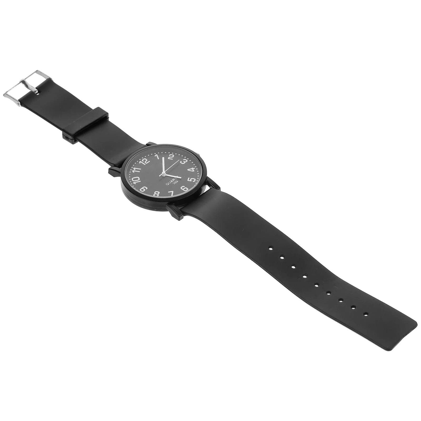 

Retro Quartz Wrist Watch Adjustable Silicone Band Lightweight Simple Casual Students Watch Durable Gift for
