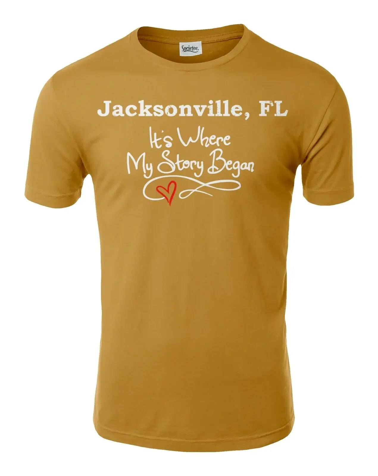 Florida, Jacksonville FL, It's Where My Story Began Unisex Tee Tshirt