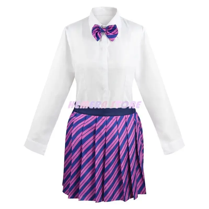 Anime Komi Can't Communicate Komi Shoko Cosplay Costume Outfits Shirt Tie Short Women Uniform Halloween Carnival Party Clothes