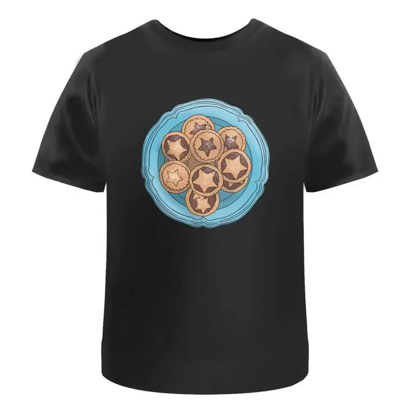 Plate Of Mince Pies' Cotton T Shirt Ta043416