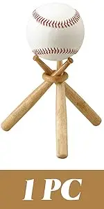 

Baseball Stand Baseball Stand Holder Wooden Base Ball Stand Display Holder