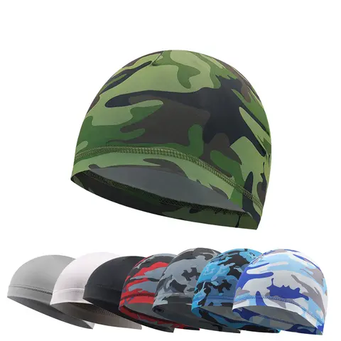 Summer Cycling Beanie Men Cap Women Hat Camouflage Quick-Dry Elastic Bicycle Anti-UV Fishing Running Breathable Run Sports Caps