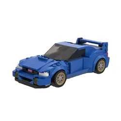 286PCS  MOC Subarued 22b STi Speed Champions Sports Cars Building Blocks Bricks Racer Vehicle Kid Education Toys Gifts For Boys