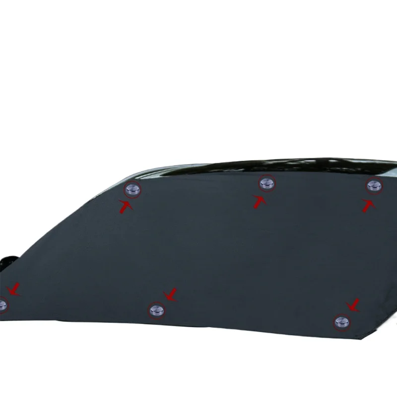 Hot Selling Car Shield Coated with Silver Cloth Magnet To Absorb Snow Storage Bag Snow Waterproof Sunscreen Cream