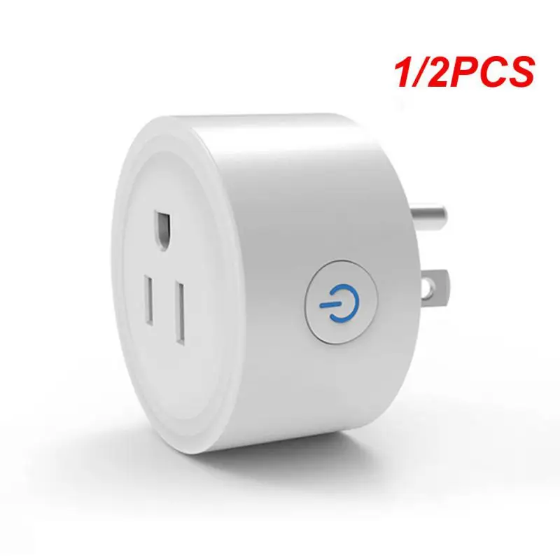 

1/2PCS Tuya Smart Outlet Socket WiFi EU Plug Adapter 16A Remote Voice Control Socket Work with Alexa Assistant Smart Life